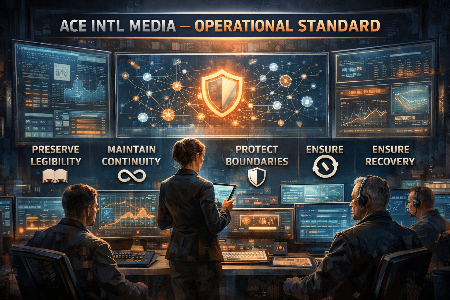 Operational standard illustrating governed execution, continuity enforcement, and recovery boundaries
