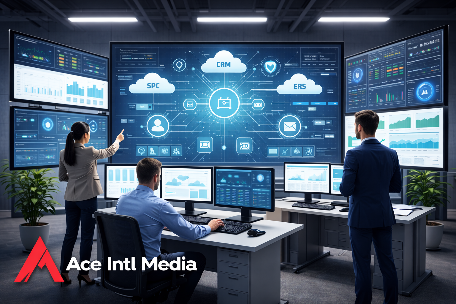 Ace Intl Media client portal platform